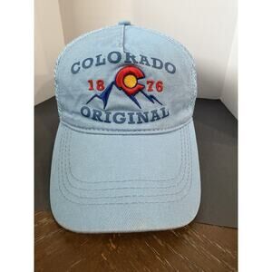 Light blue Colorado "Original" logo adjustable baseball cap